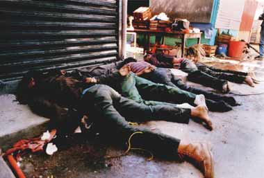 Zapatistas ejecutados por el Ejrcito Federal, Enro 1994.